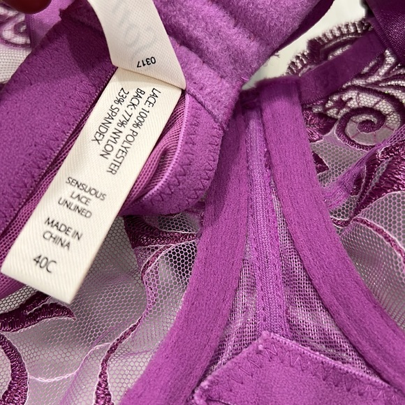Soma sensuous lace unlined bra 40C - Picture 5 of 5